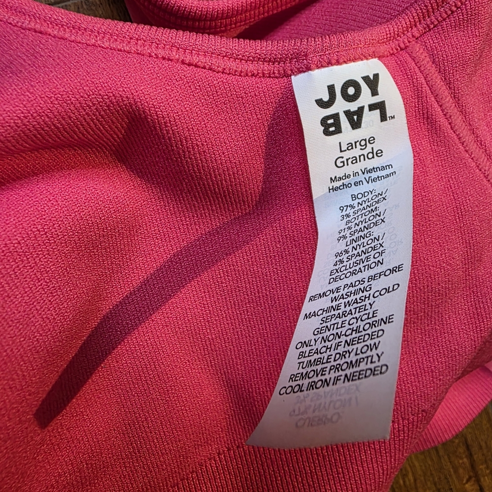 JoyLab Seamless Support Bra, Large - Picture 4 of 4